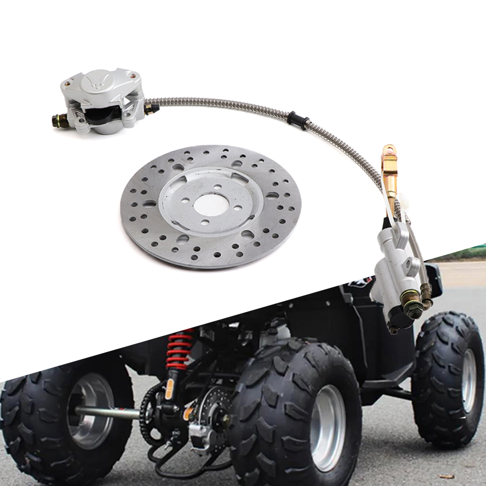 ATV Rear Hydraulic Disc Brake System Foot Brake Assembly For DIY China 150cc 200cc 250cc UTV Buggy Quad Bike Taotao Accessories