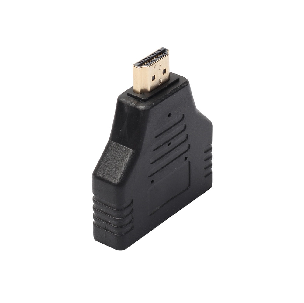 HDMI macho a doble HDMI hembra 1 a 2 vías adaptador divisor para HD TV DH # T2