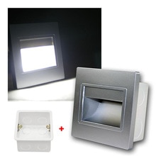 Inbouw led wandlamp 1.5w ac85-265v inbouw led trapverlichting trap gang wand voetlamp warm/koel wit