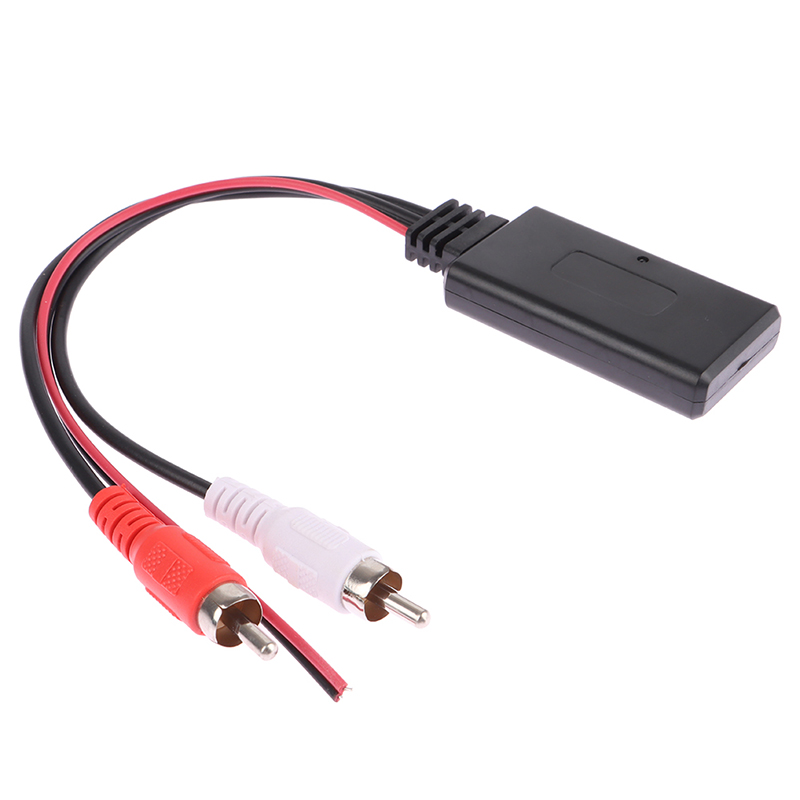 Módulo receptor bluetooth sem fio para carro, adaptador aux, receptor de áudio estéreo de música para veículos de interface 2rca 12v