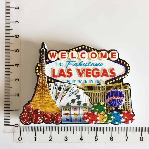 Alaska Fridge Magnets Souvenir Las Vegas Hawaii Chicago USA Tourist Refrigerator Stickers Kitchen Decor Resin Crafts Ideas: 6