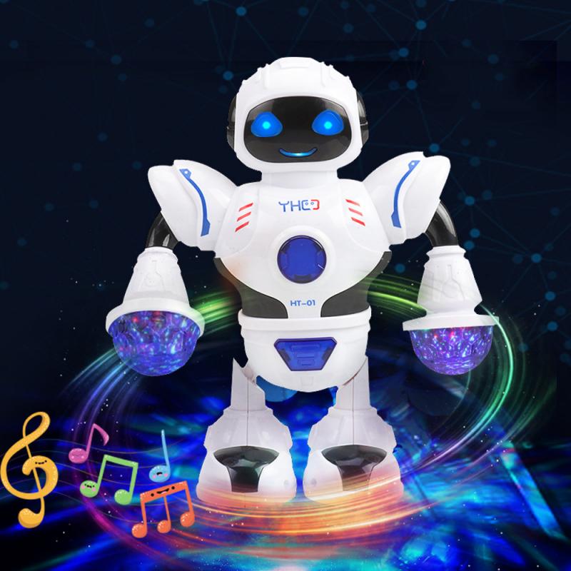 Baby Smart Dansen Robot Speelgoed Met Led Verlichting Muziek Educatief Speelgoed Elektronische Speelgoed