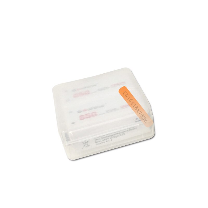 Soshine 2 Pc 650 Mah 9V 6F22 Li-Ion Lithium Oplaadbare Batterij Voor Elektronische Rook Gitaar