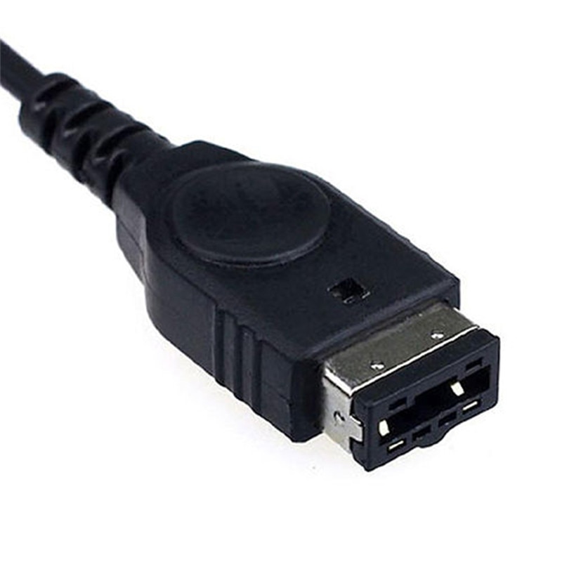 1Pc Zwart Usb Opladen Advance Line Cord Charger Kabel Voor/Sp/Gba/Gameboy/Ns/Ds