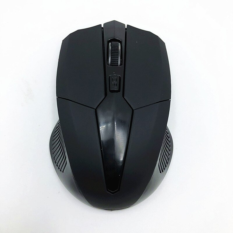 2,4 GHz Wireless Gaming Maus 4 Tasten 1600 DPI Photoelektrische Technologie Ergonomie Büro Maus Optische Positionierung für Laptop: Black