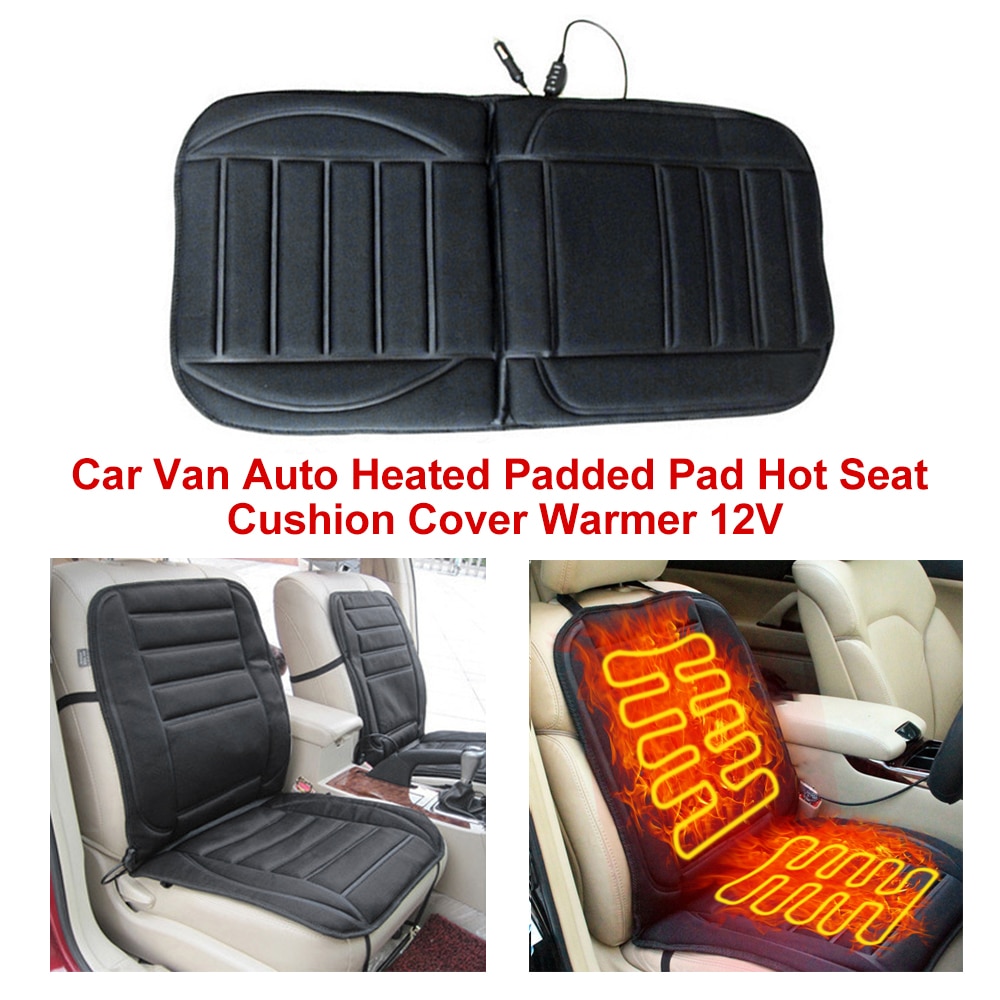 Auto Van Auto Verwarmde Padded Pad Seat Kussenhoes Warmer 12V Auto Accessoires Auto Car Seat Cover
