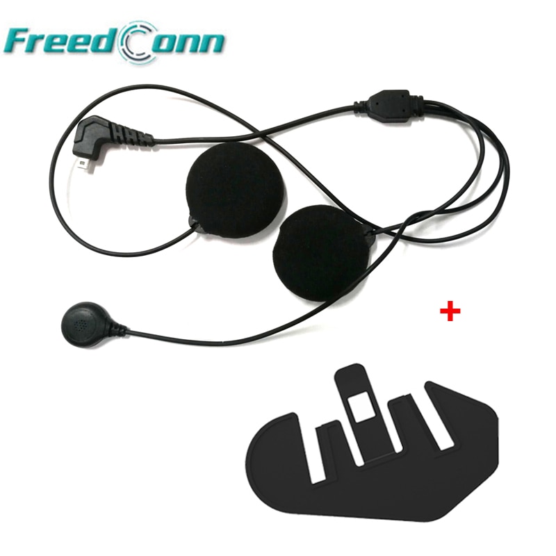 Freedconn Kleine Microfoon Mic & Adhesive Mount Klem Voor T-MAX Helm Bluetooth Intercom Voor Volledige Gezicht Intergral Helm