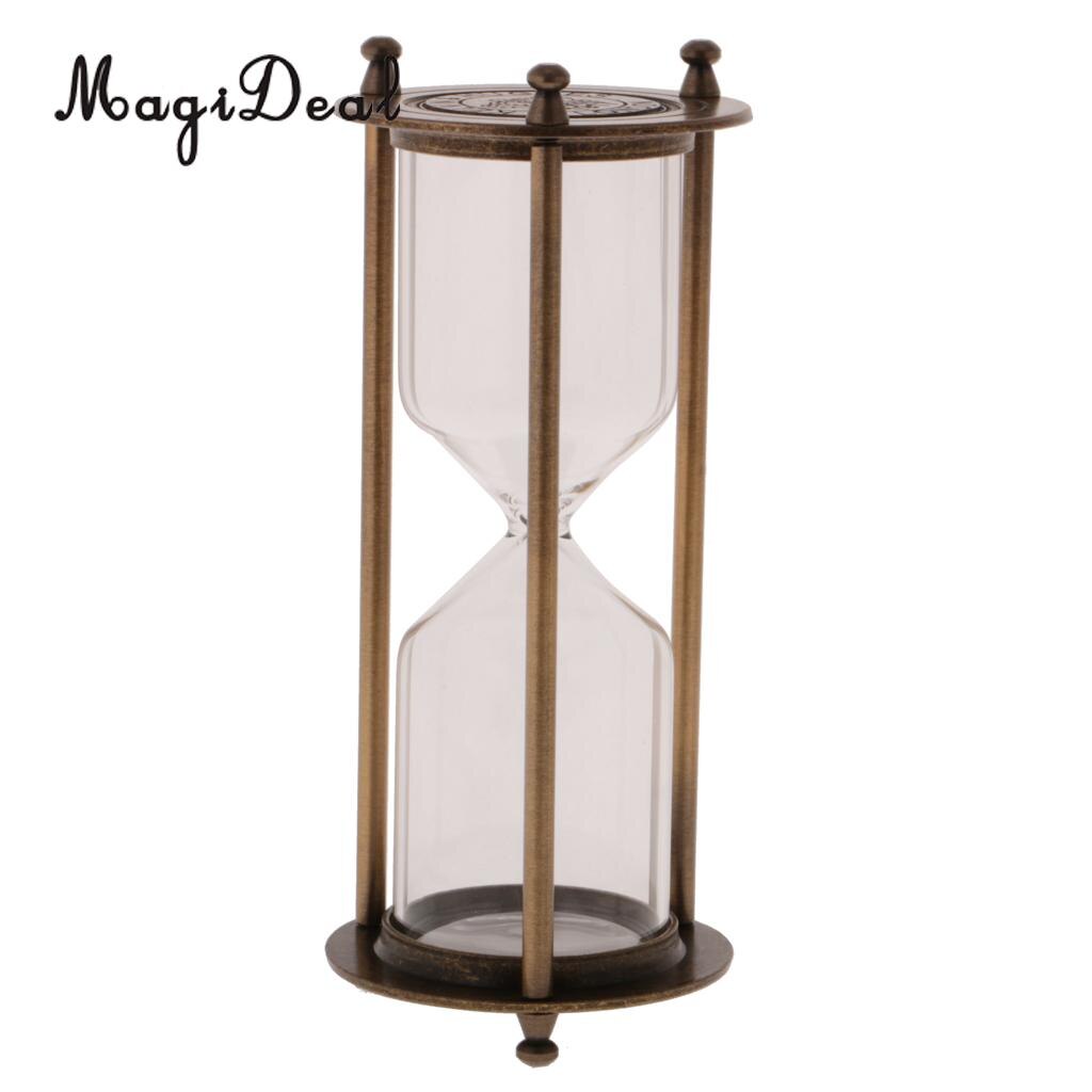 Magideal Helf Display Count Down Lege Zand Glas Zandloper Keuken Timer Draagbare 3 Min/5 Min/10 Min/15 Min/20 Minuut