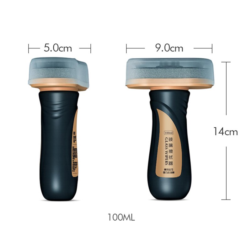 Removedor de película de aceite para coche, pasta de limpieza de esmalte de vidrio, cuidado de cera, agente de reparación de ventanas de vidrio, película de aceite de pintura hidrofóbica impermeable, 100ML