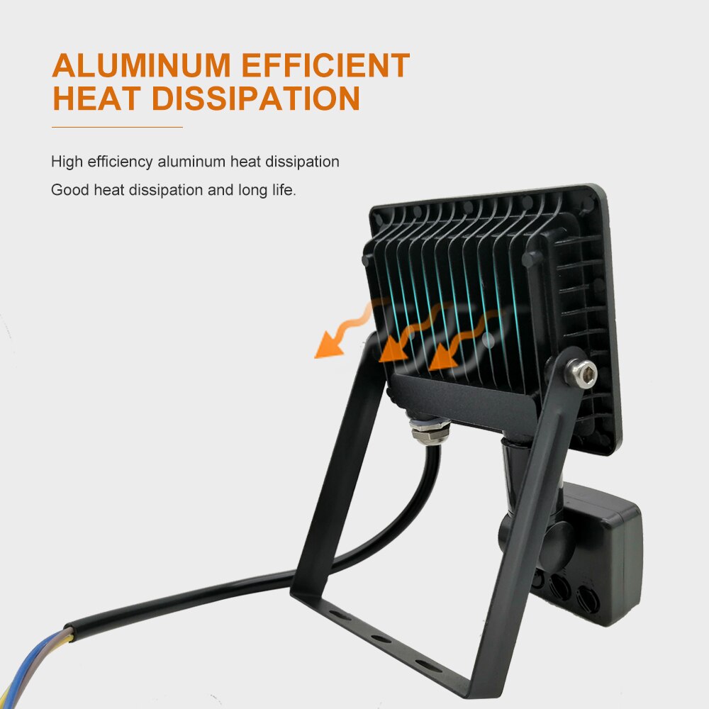 PIR Motion sensor light AC220 10W 20W 30W 50W 100w 150w 200w garden search Wall lamp led flood light outdoor projector Landscape