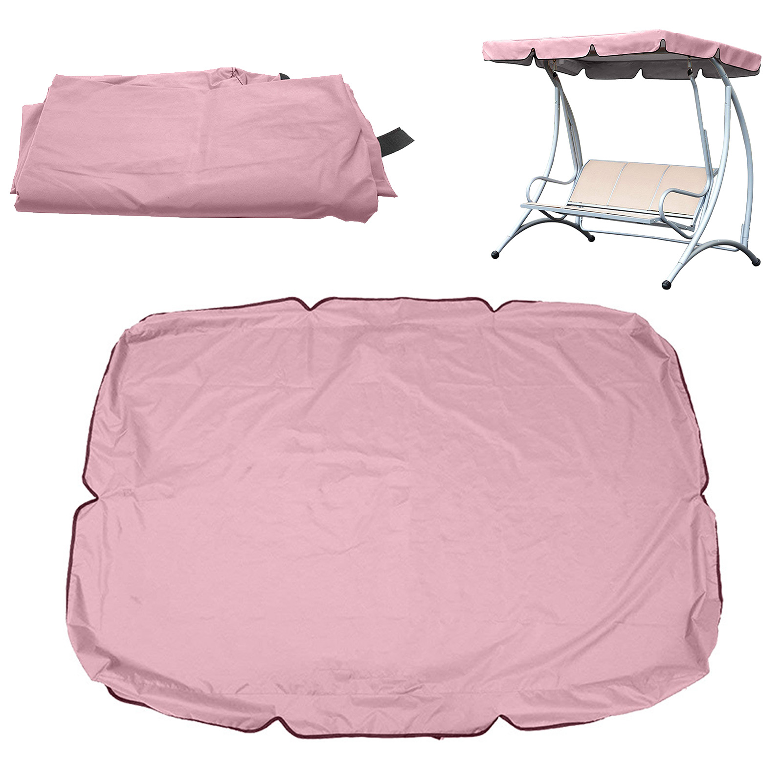 Large Swing Ceiling Cover Anti-UV Patio Canopy Waterproof Sun shade shelter outdoor garden Oxford cloth Awning replace cover