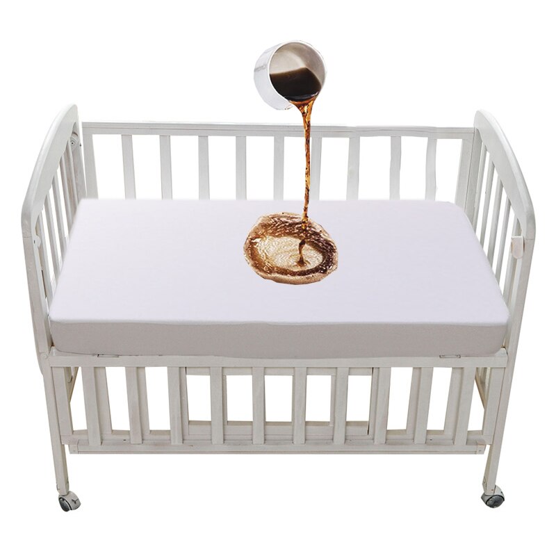 Spiekbriefjes Cot Bed Waterdichte Baby Matras Protector Voor Baby Peuter Bed Cover Matras Wieg Waterdicht Laken 60 70