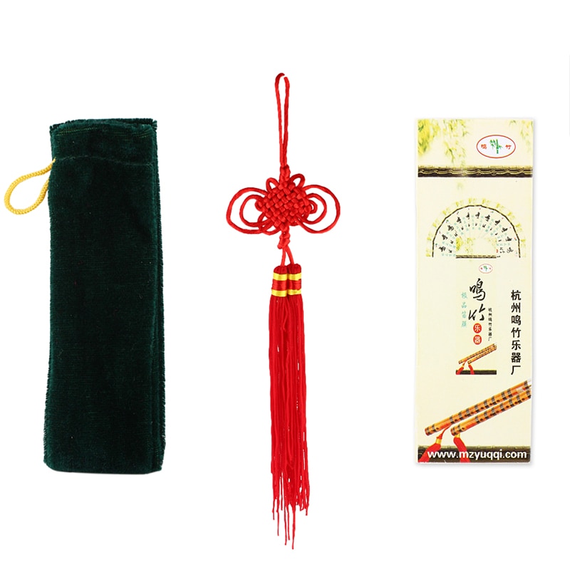 Pluggable Bamboo Flute Dizi Kit Traditional Handmade Chinese Musical Instrument in C Key