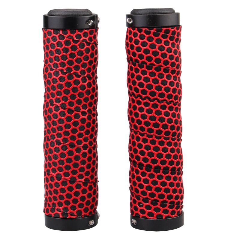Stuurgrepen, fietsstuurgrepen MTB fietshandvatten stuurhoes antislip schokbestendig mountainbike handgrepen slot op rubber BMX fiets handvat bar eindgrepen (kleur: geel Stuurgrepen, fietsstuurgrepen MTB fietshandvatten stuurhoes antislip schokbestendig mountainbike handgrepen slot op rubber BMX fiets handvat bar eindgrepen (kleur: geel