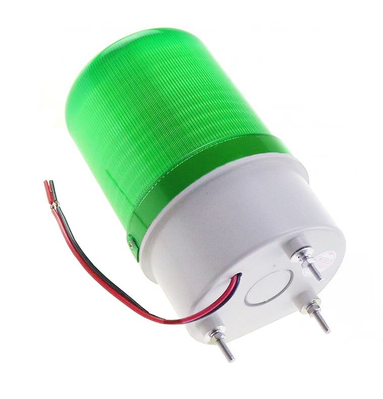 Rotación de rotary LED estroboscópico Luz de alarma luz sirena amarillo Azul Rojo verde luz de advertencia LED No voz 12V 24V 110V 220V