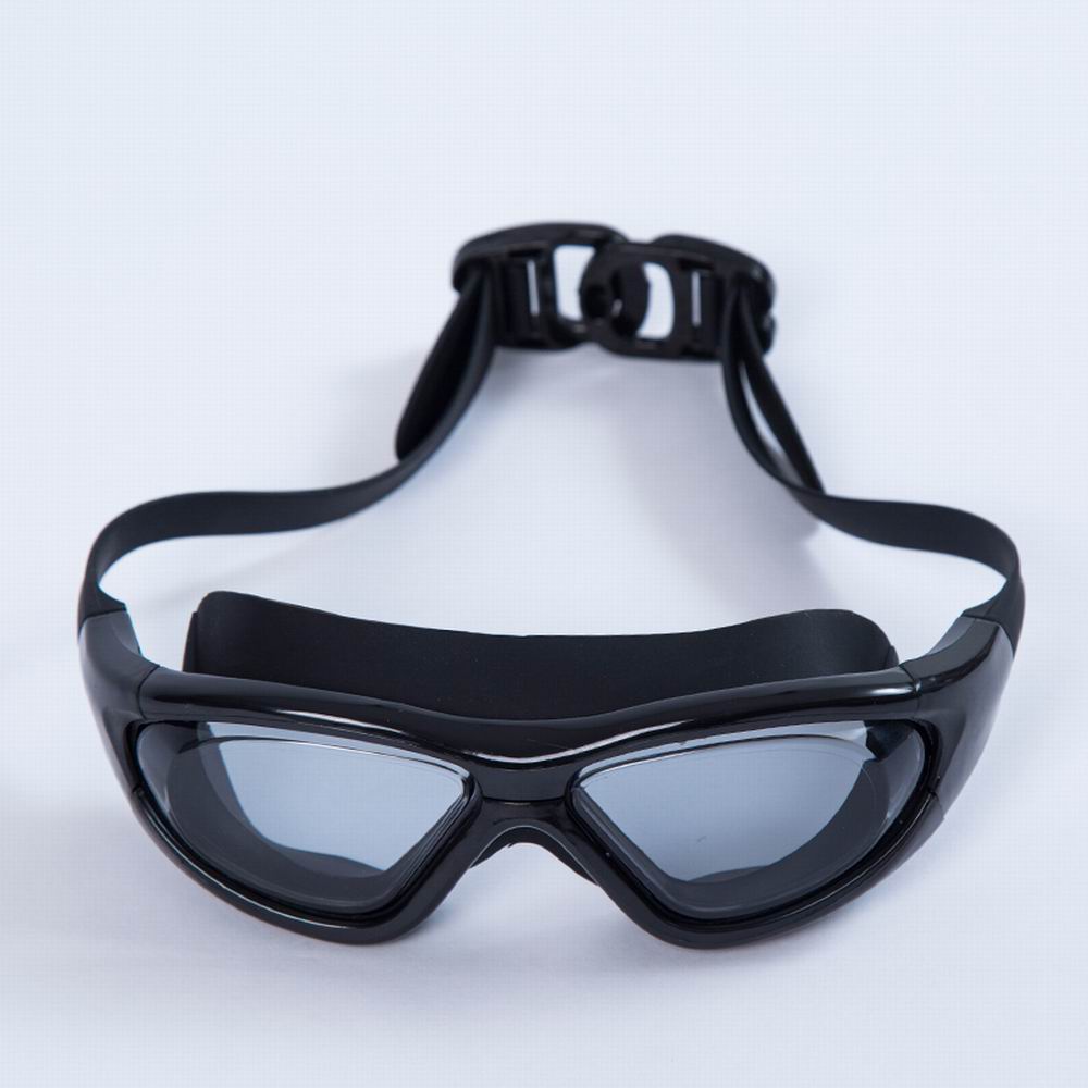 Zwemmen Siliconen Anti-Fog Coating Water Dioptrie Zwemmen Eyewear Bril Masker Volwassen Recept Optische Bijziendheid Zwembril: Black