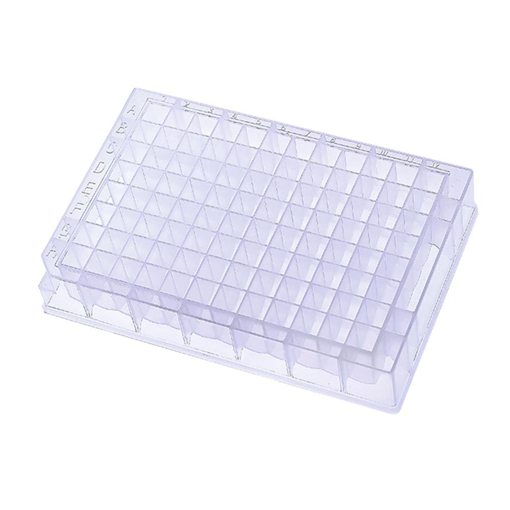 Deep Hole Plate Laboratory Supplies 96 Wells Sterile Sample Clear PP Plastic High Capacity Collect Store Bacteria Culture Plate