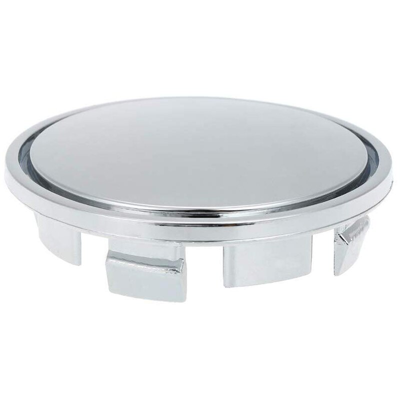 56mm Car Wheel Center Caps Hub Tyre Rim Hub Cap Cover Universal ABS Chrome Silver 4PCS