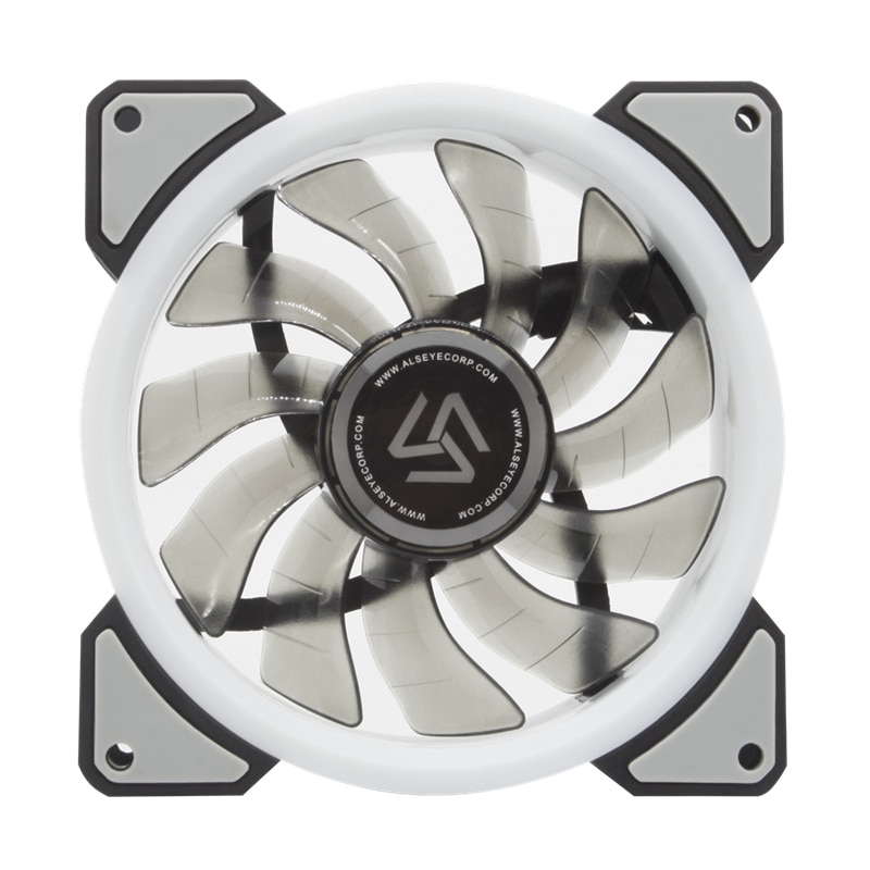 ALSEYE D-Ringer Series 120mm LED Computer Case Fan Adjustable RGB and Fan Speed Remote control support Asus 5v 3pin and Gigabyte