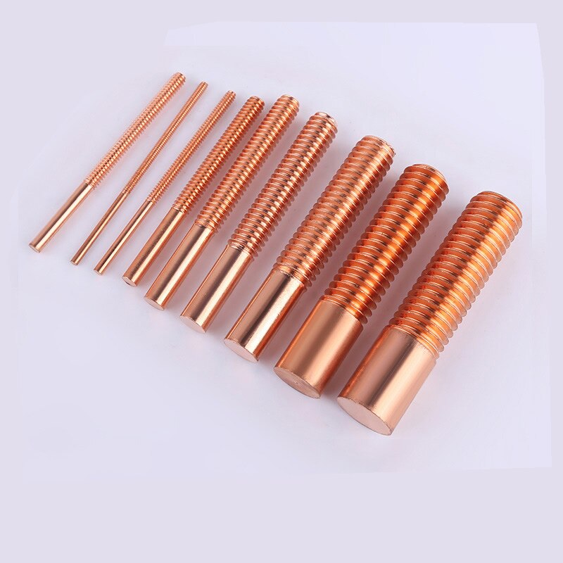 Elettrodi di maschiatura in rame M12 * 35*55 per elettroerosione a scintilla senza foro, elettrodo per filettatura, parti di macchine per elettroerosione