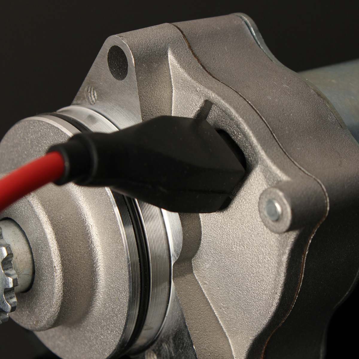 12 Teeth 3 Bolt Electric Starter Motor For 90cc 110cc 125cc 4-Stroke Electric Start Engine Motorcycle Bikes ATV Quad Go kart