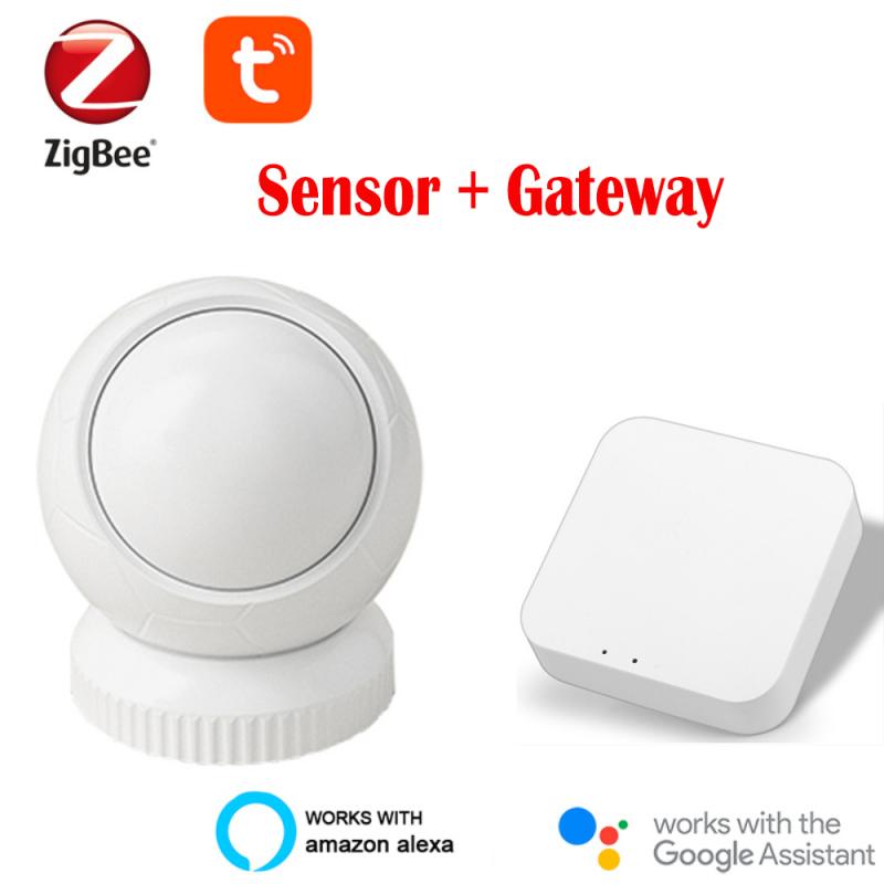 Tuya human body PIR Motion sensor infrared motion detection sensor tuya intelligent anti-theft work with Zigbee smart home
