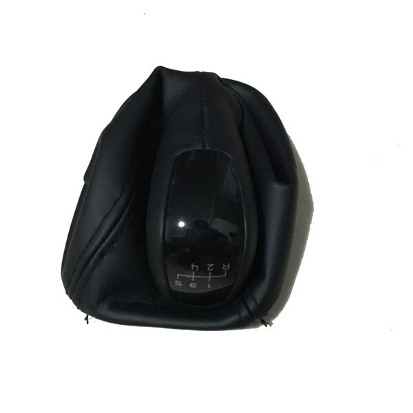 5 Speed 6 Gear Car Shift Gear Knob with Leather Boot For Mercedes Benz W203 S203 Car Styling: 5speed knob leather