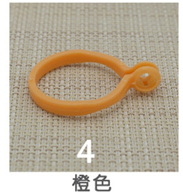 30 Stks/partij Kleurrijke Movable Plastic Gordijn Rod Clips Venster Douchegordijn Ringen Opknoping Klem Ring Tringle Gordijn Clips -40: 04