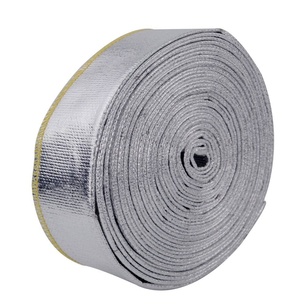 WLR - 1" Aluminized Reflective Mylar Foil Heat Shield Fire Sleeve(One roll=10m)WLR1512A