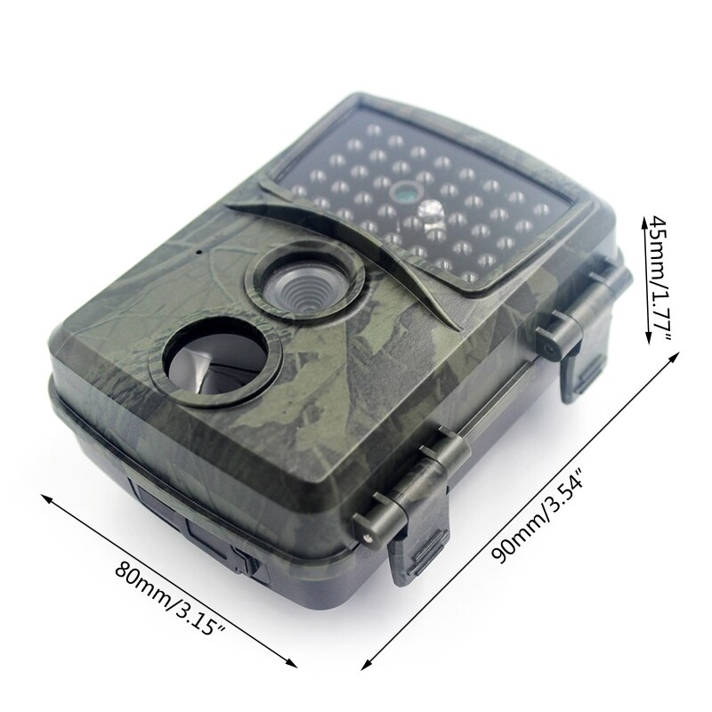 IP54 12MP 1080P 90FOV 0.8s Motion Trigger IR LED Night Vision Camera Wildlife Trail PIR Sensor Scouting Cam Anti-Blur Ph
