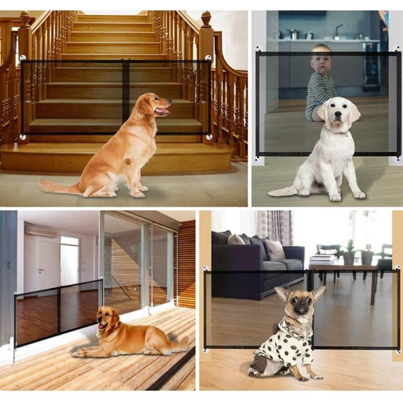 Folding Baby Barrier Safety Fence Pet Isolation Net Portable Baby Gate Safe Enclosure Guard Children Kids Safe Guard