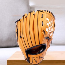 Ich bin freien Sport Baseball Handschuh weicher Ball Praxis Ausrügestochen Größe 10,5/11,5/12,5 Verknüpfungen Hand für Erwachsene Mann Frau Zug