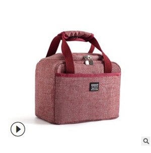 Sac isotherme Portable pour le déjeuner, pour les fruits et les aliments, pour la glace, imperméable, grande sacoche thermique pour pique-nique, pour femmes: B01