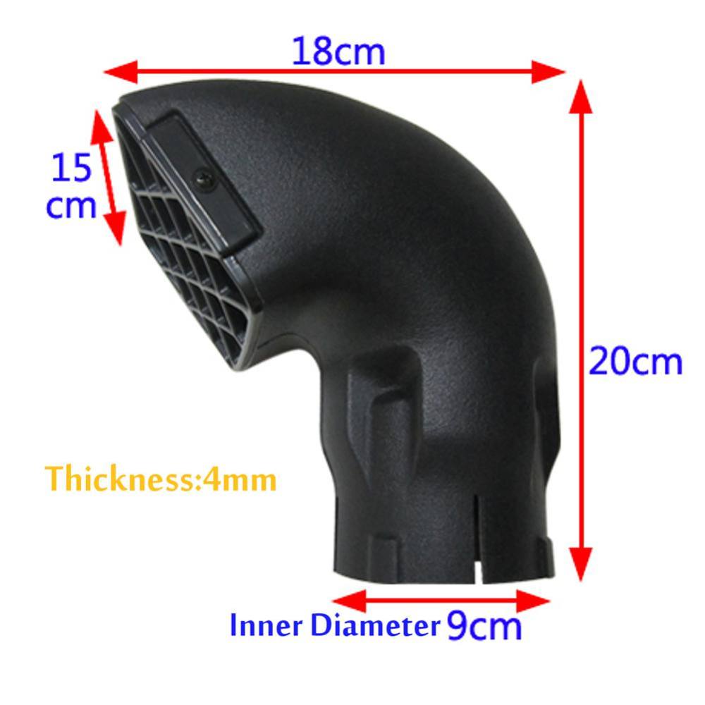 Air Ram Snorkel Head Top 3.5'' Fits For Toyota LANDCRUISER Off Road Replacement Mudding Snorkel Head Air Intake Ram For Landcrui
