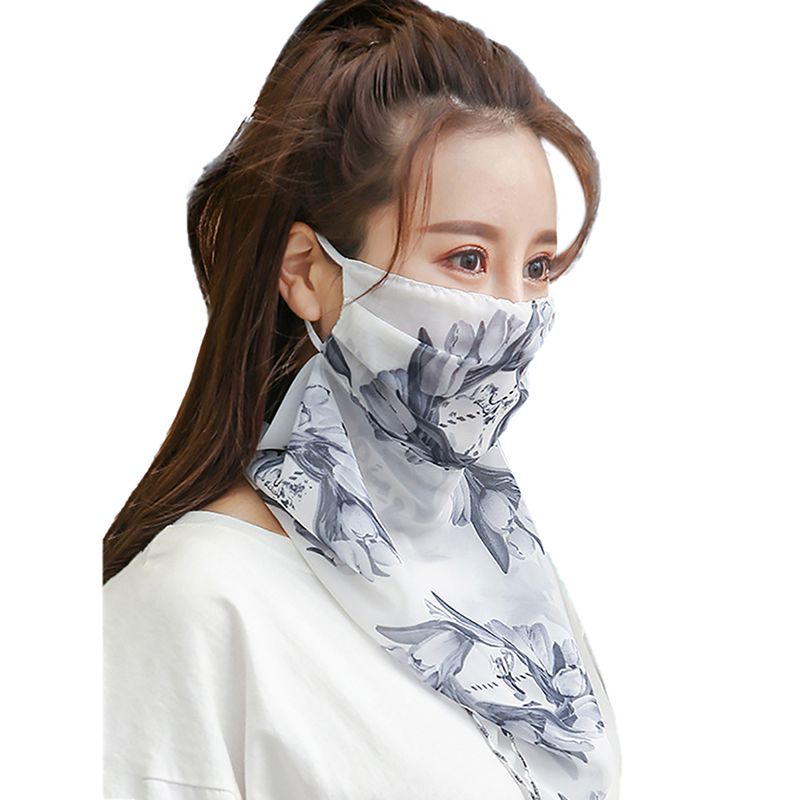 Outdoor Half Gezichtsmasker Dubbelzijdig Winddicht stofdicht Zonnescherm Hals Cover Protector Maskers Sjaal