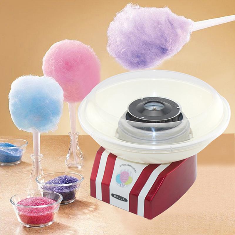 Électrique bricolage doux barbe à papa fabricant Mini Portable coton sucre fée soie guimauve Machine enfants 220V Machine à bonbons
