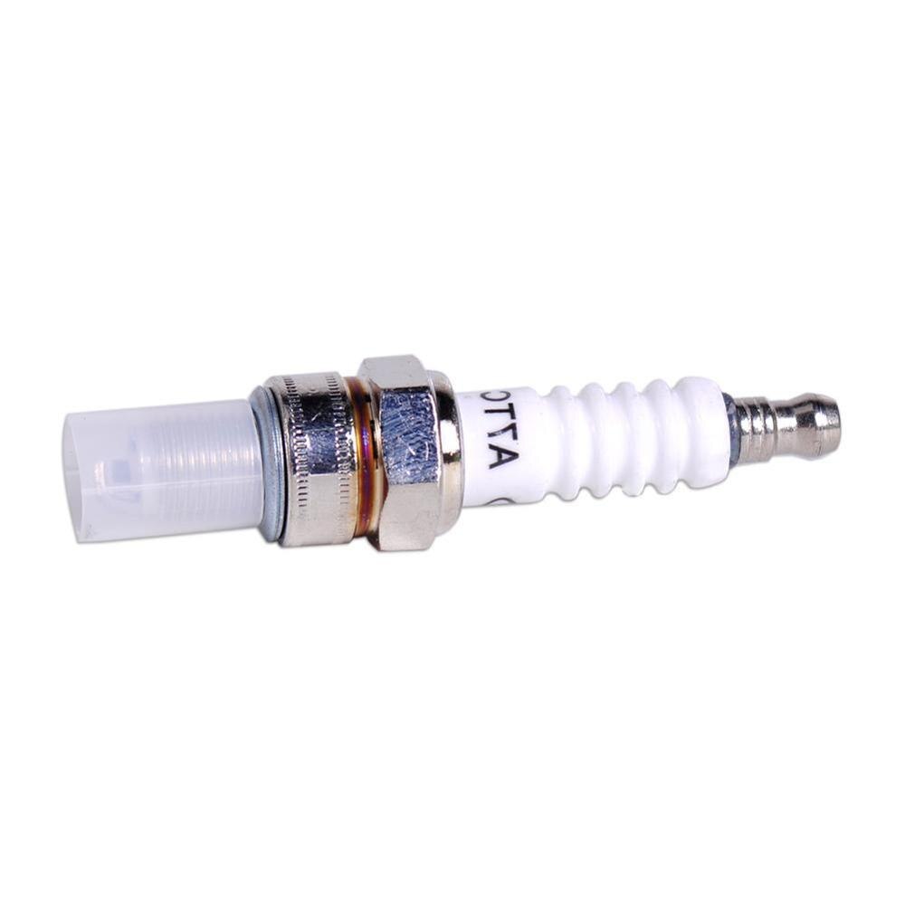White Single Claw Spark Plug A7TC Scooter Motorcycle Plug CG125 Spark D8TC Plug Spark A7TC D3M3