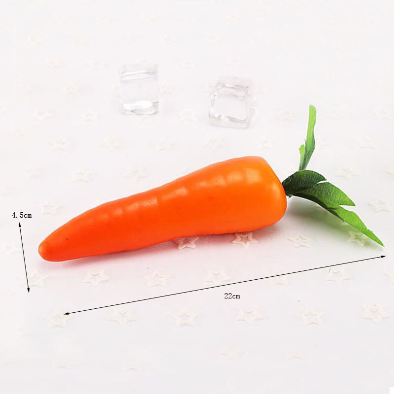 12 Zanahorias Decorativas De Espuma – Mini Verduras Falsas Para Pascua, Decoración De Hogar, Cocina Y Fotografía, Set Realista Y Ligero