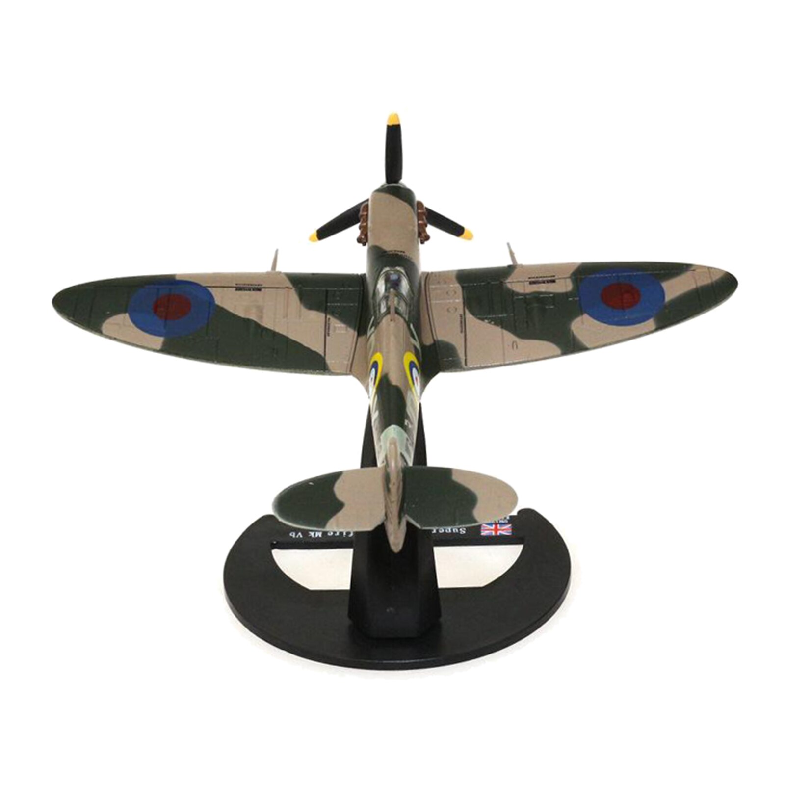 1:72 Plane Supermarine Spitfire Mk Vb Aircraft Bomber Airplane &amp; Stand