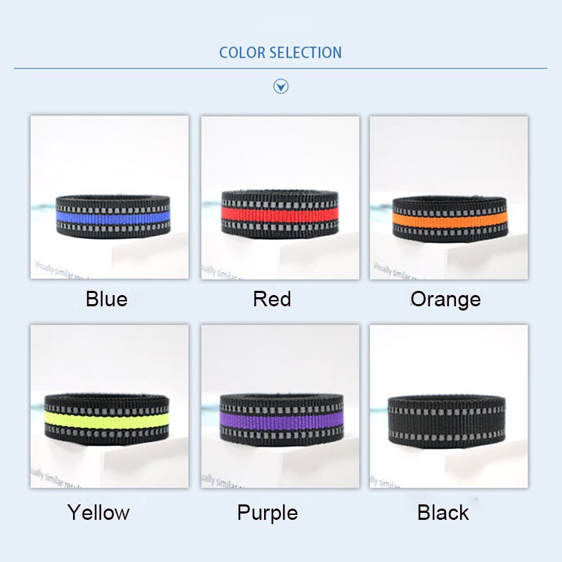 50 Meter Reflecterende Singels 25Mm 20Mm 15Mm Dikker 1.6Mm Polyester Riem Riem Tape Hond Kraag Riemen rugzak Diy Craft