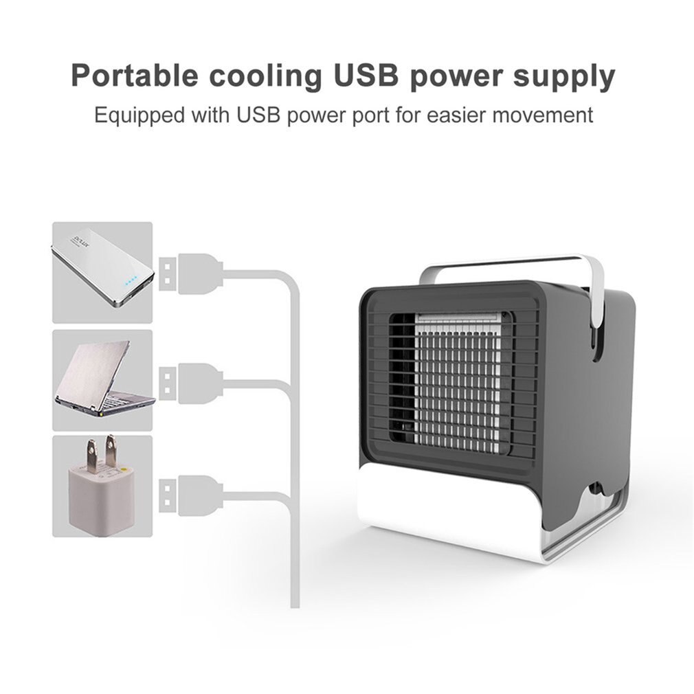 Mini Anion ventilateur de climatisation bureau refroidisseur bureau réfrigération Mini climatiseur Cool ventilateur de refroidissement pour chambre à coucher maison