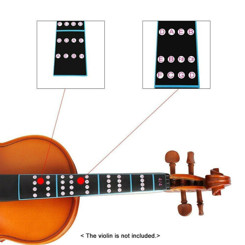 Pegatina para marcar la posición del violín, pegatinas para el diapasón, piezas para principiantes, accesorios de diapasón, marcador Z3L5