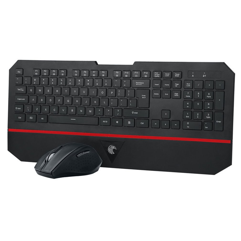 CPI Ultrathin 2.4G Wireless Keyboard and Mouse Set LED Optical Backlight Gaming Mouse for Laptop PC 800/1200/1600/2000/2400 E780