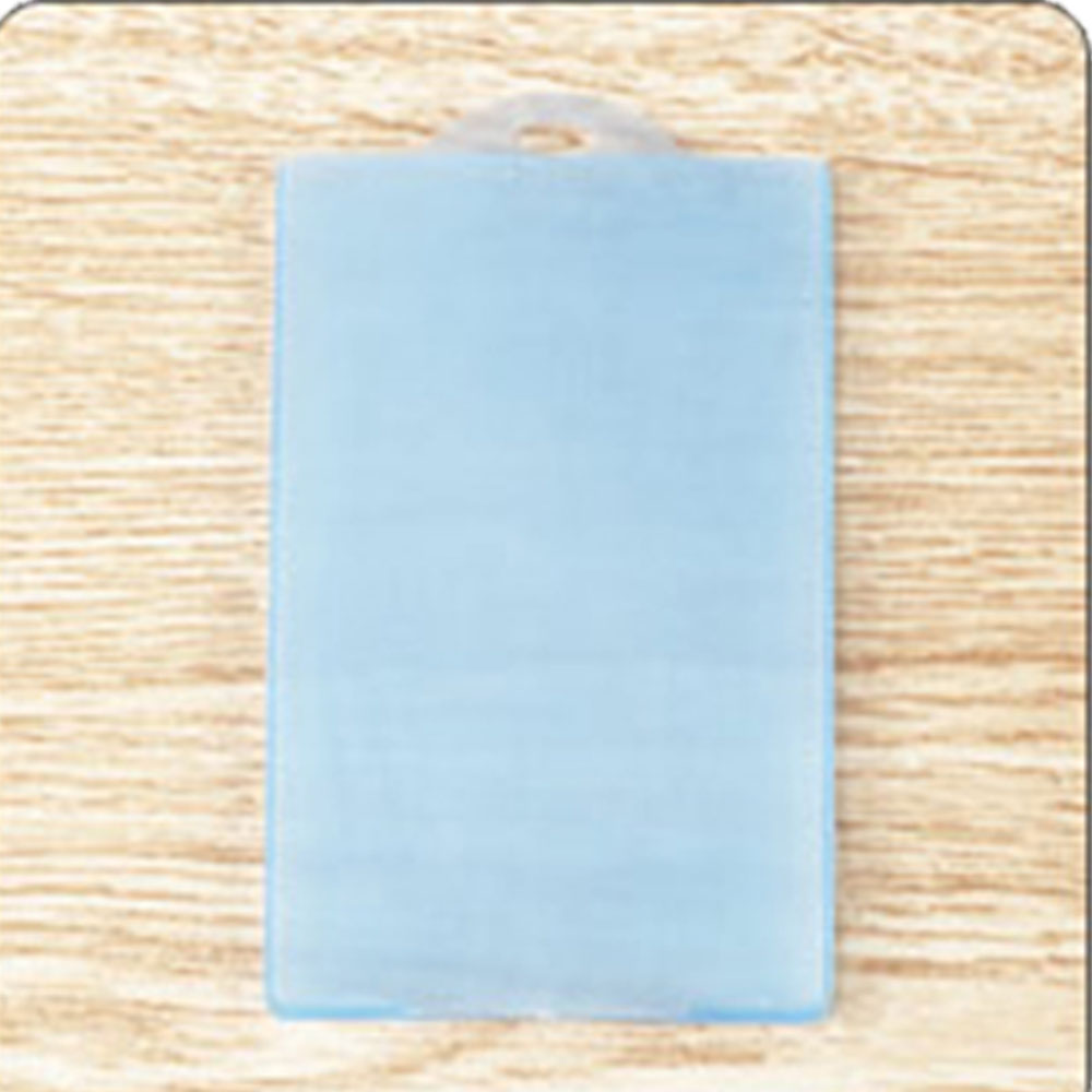1Stck Wasserdichte PVC transparent Ich würde Bus Karte bestehen Halfter Schlüsselring fallen Brieftasche Tasche Abzeichen Halfter Für Schule lieferanten: Blau