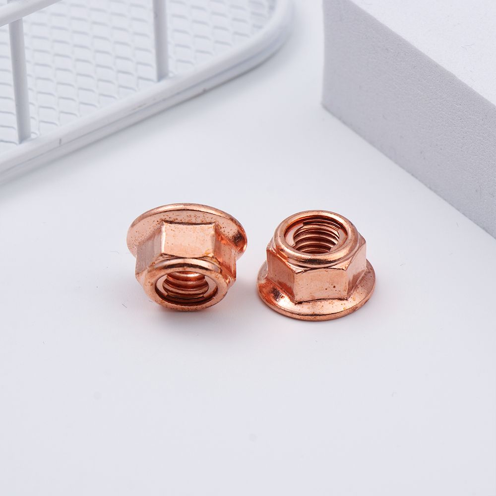 Écrou M8 en cuivre haute température, outil de , 8mm, kg d'accès flashé, 12 pièces