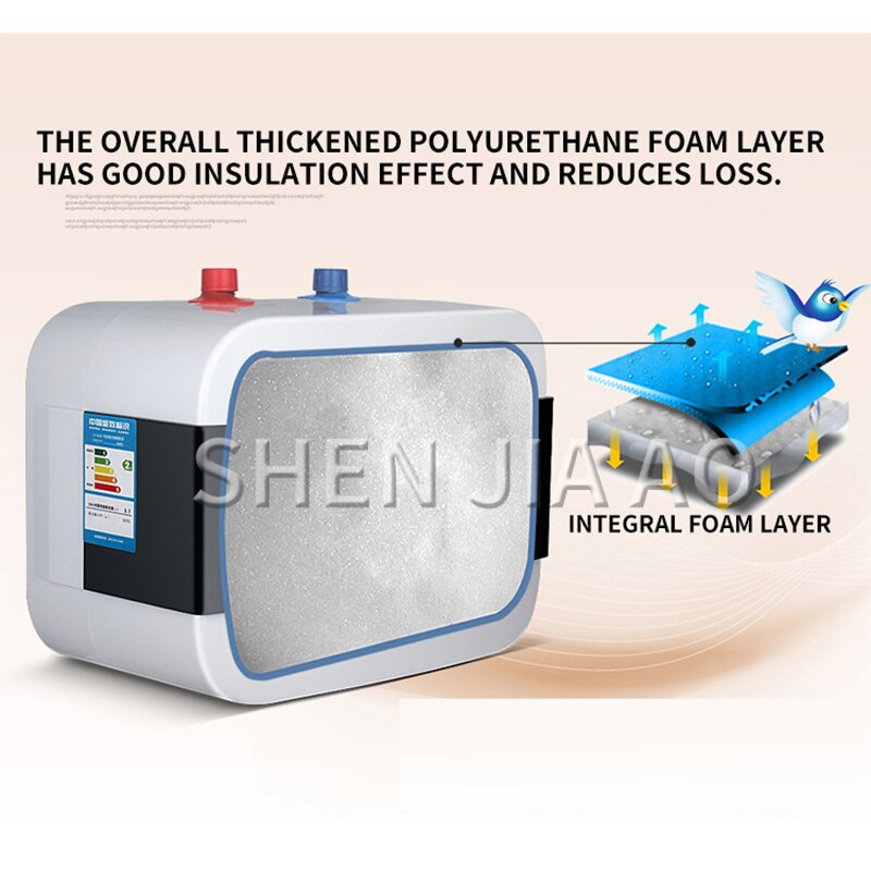 Speed small water heater 6L water storage type electric water heaterMinikitchen and bathroom water heater Home multifunction