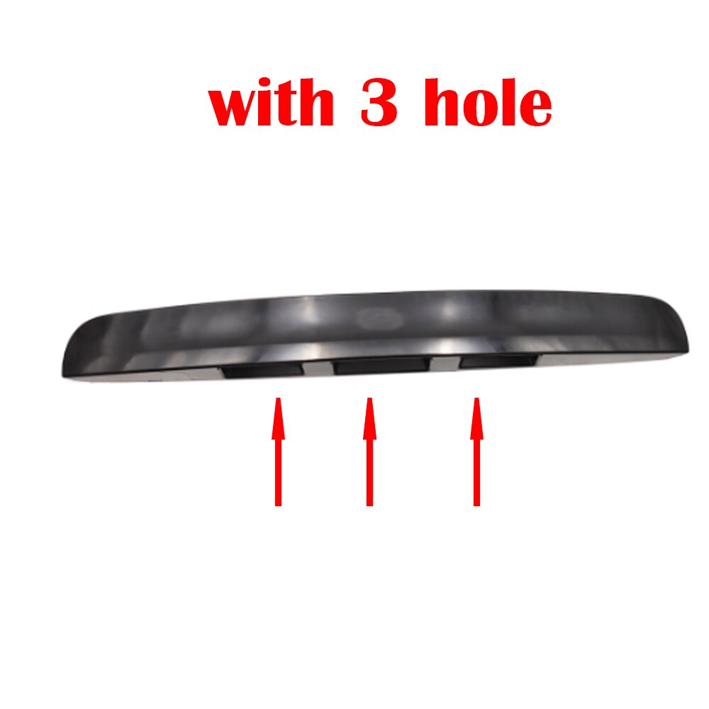 per Nissan Qashqai j10 2007-2015 coperchio del bagagliaio posteriore coperchio della maniglia del portellone posteriore ordinare modanatura coperchio della coda del bagagliaio luce targa: 3 Hole