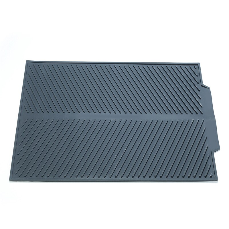 EPASUN 51x41cm Large Kitchen Dish Drying Mat Water Filter Silicone Drain Cushion Pad Countertop Fast Drying Mat Dishes Placemat