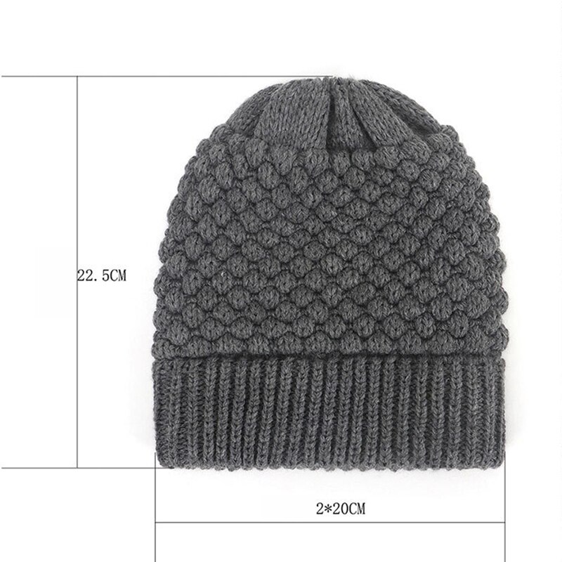 Gorro de punto elástico de punto para mujer, gorrito de punto para mujer, gorros para mujer, gorros cálidos para Otoño e Invierno
