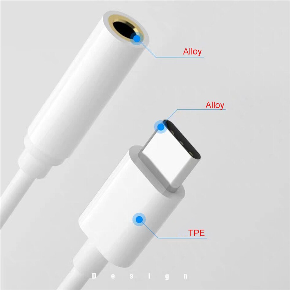 Mini tipo-c a 3.5mm adaptador de fone de ouvido para huawei/google/samsung telefone tablet tipo c 3.5mm jack fone de ouvido cabo adaptador